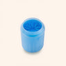 Vaso limpiapatas para perros - Azul